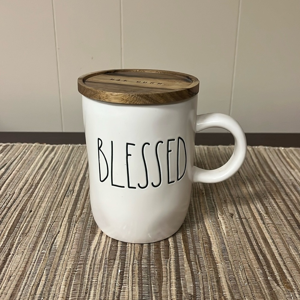 Rae Dunn Blessed Mug & Lid